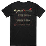10 Years The Autumn Effect 20th Anniversary Tour Tee