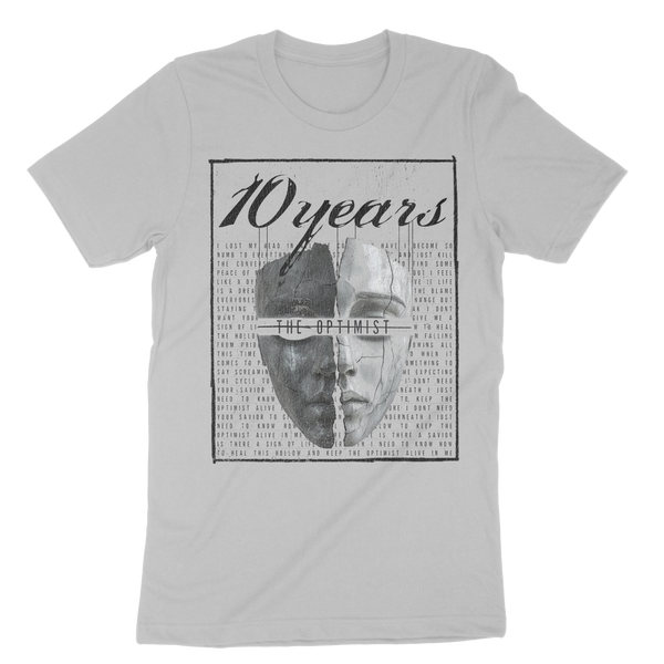10 Years Optimist Lyric Shirt